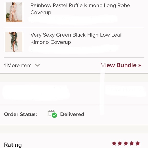 NWOT Rainbow Pastel Kimono Long Robe Coverup - Picture 3 of 10